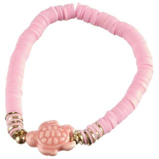 Obrázek z Náramek keramický růžový želva (12) 